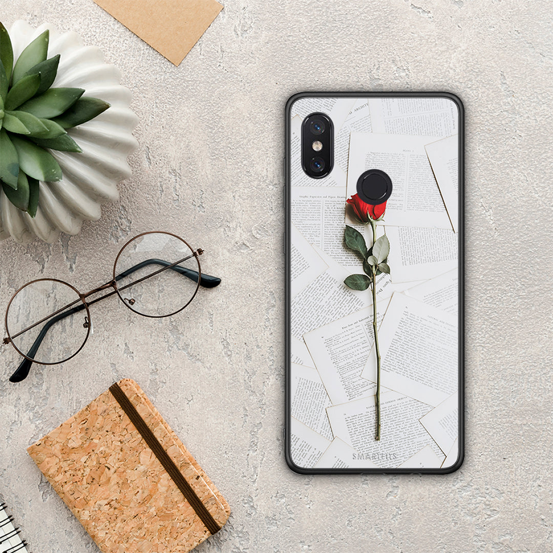 Red Rose - Xiaomi Mi 8 θήκη