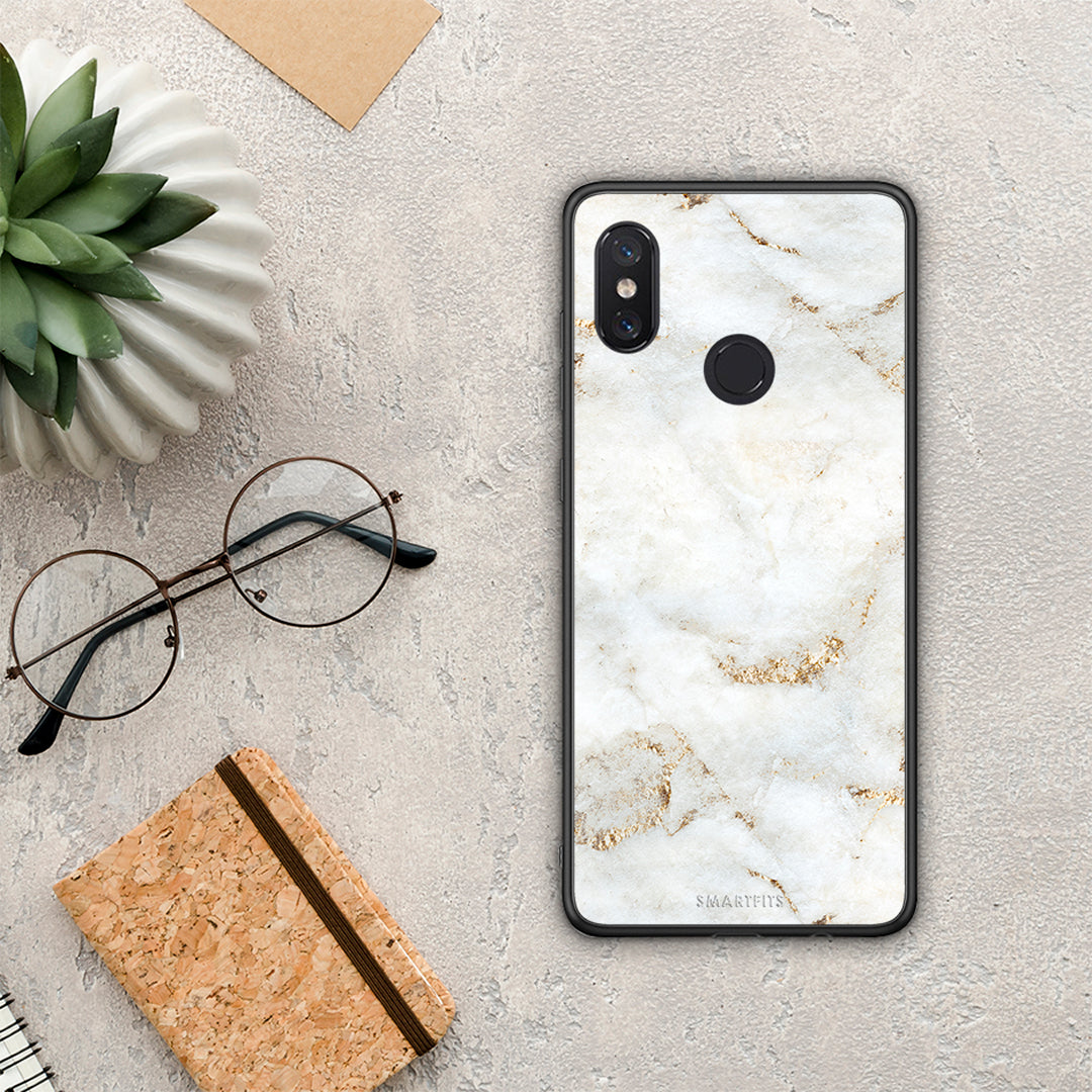 White Gold Marble - Xiaomi Mi 8 θήκη