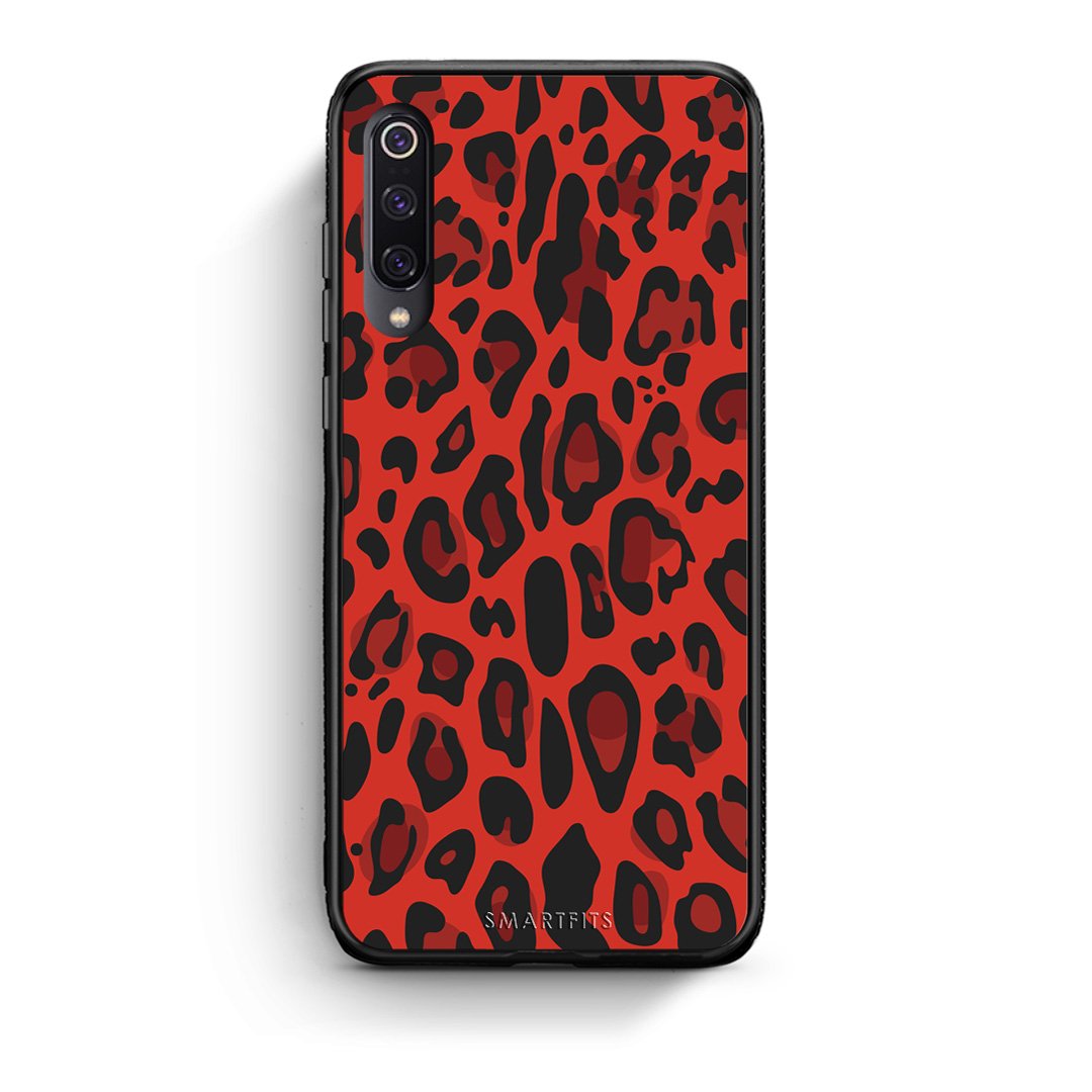 4 - Xiaomi Mi 9 Red Leopard Animal case, cover, bumper
