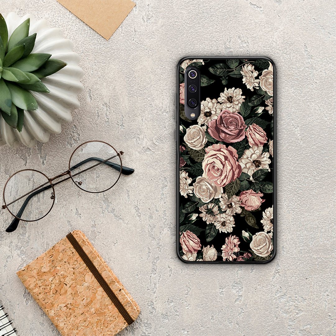 Flower Wild Roses - Xiaomi Mi 9 θήκη