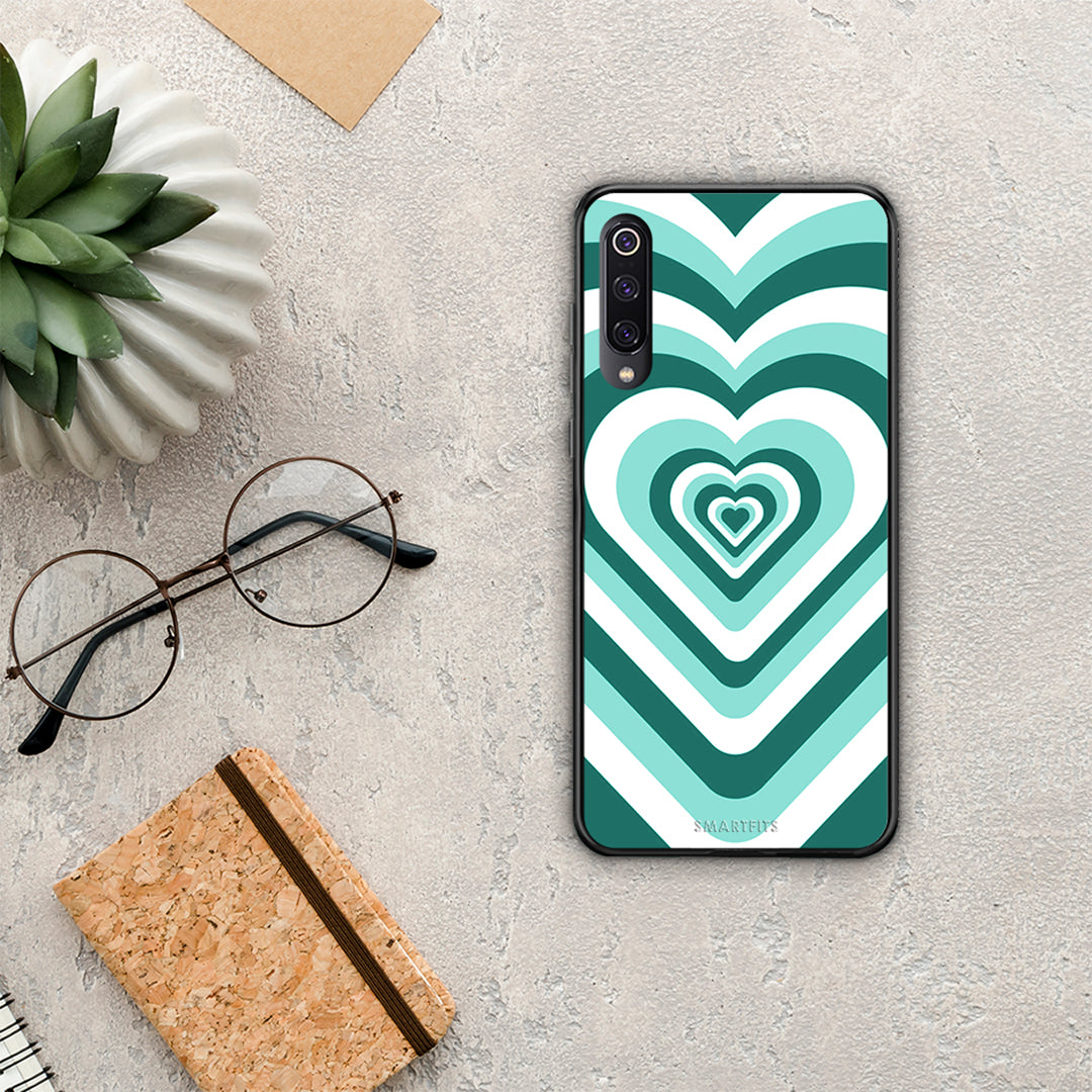 Green Hearts - Xiaomi Mi 9 θήκη