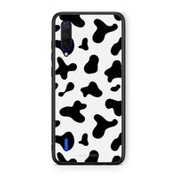 Thumbnail for Xiaomi Mi 9 Lite Cow Print θήκη από τη Smartfits με σχέδιο στο πίσω μέρος και μαύρο περίβλημα | Smartphone case with colorful back and black bezels by Smartfits