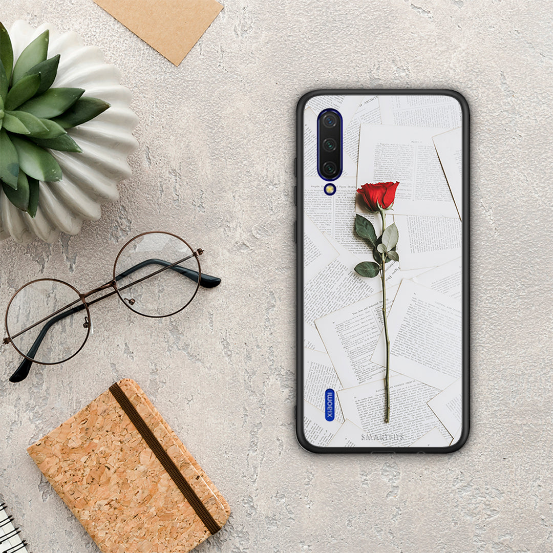 Red Rose - Xiaomi Mi 9 Lite θήκη