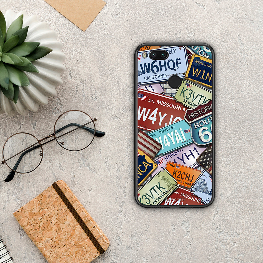 Car Plates - Xiaomi Mi A1 θήκη