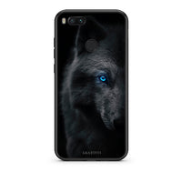 Thumbnail for xiaomi mi aDark Wolf θήκη από τη Smartfits με σχέδιο στο πίσω μέρος και μαύρο περίβλημα | Smartphone case with colorful back and black bezels by Smartfits
