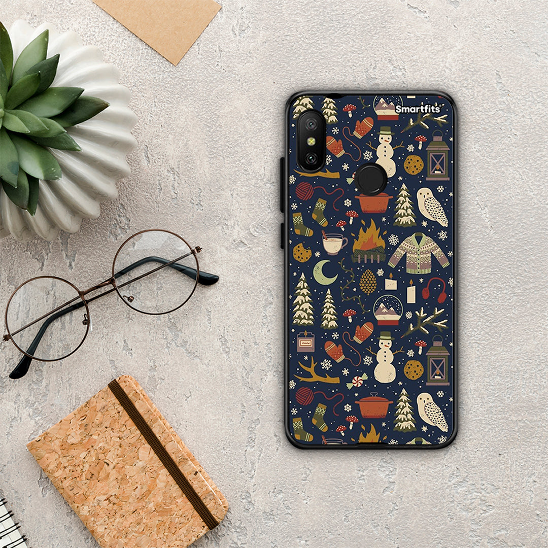 Christmas Elements - Xiaomi Mi A2 Lite θήκη