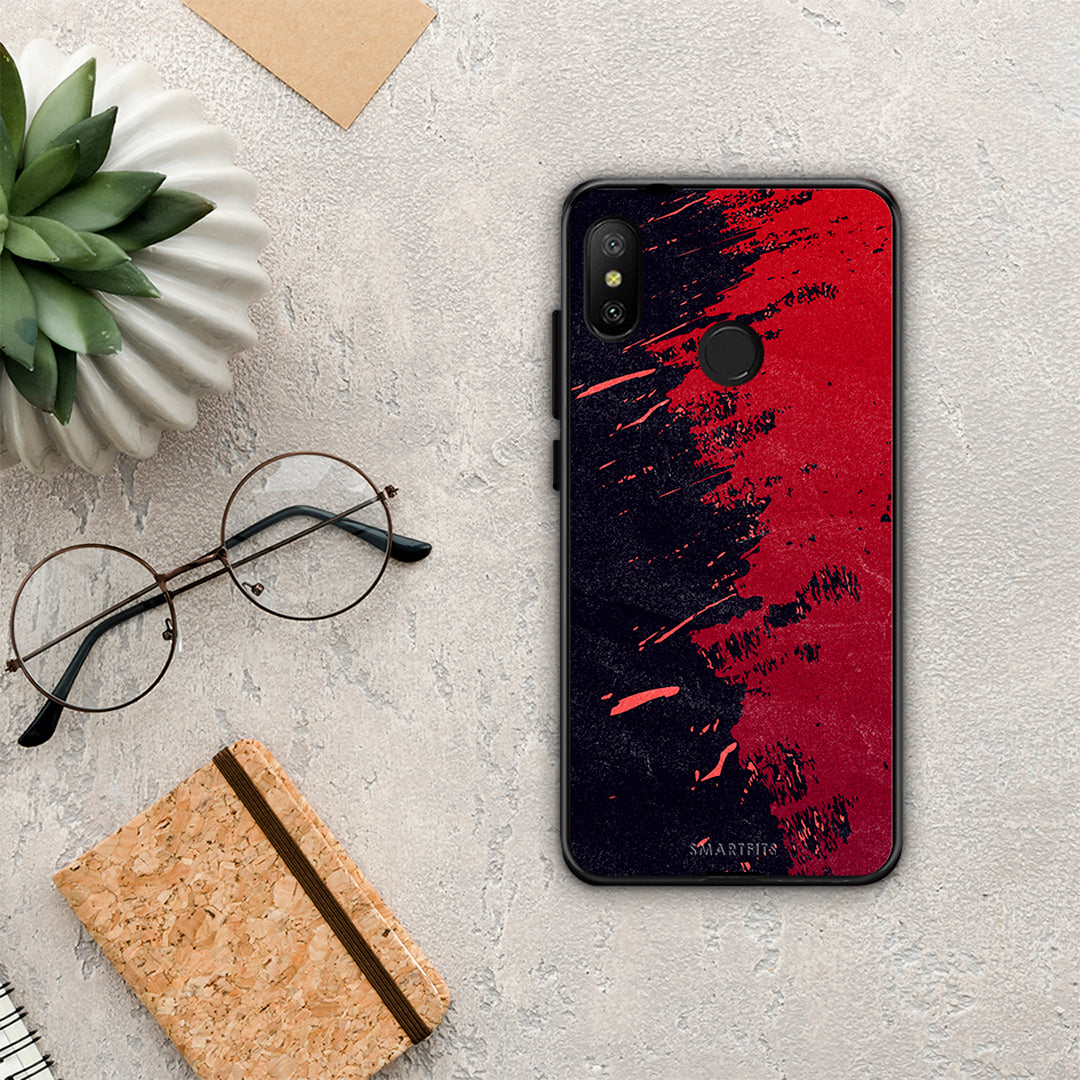 Red Paint - Xiaomi Mi A2 Lite θήκη