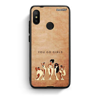 Thumbnail for Xiaomi Mi A2 Lite You Go Girl θήκη από τη Smartfits με σχέδιο στο πίσω μέρος και μαύρο περίβλημα | Smartphone case with colorful back and black bezels by Smartfits