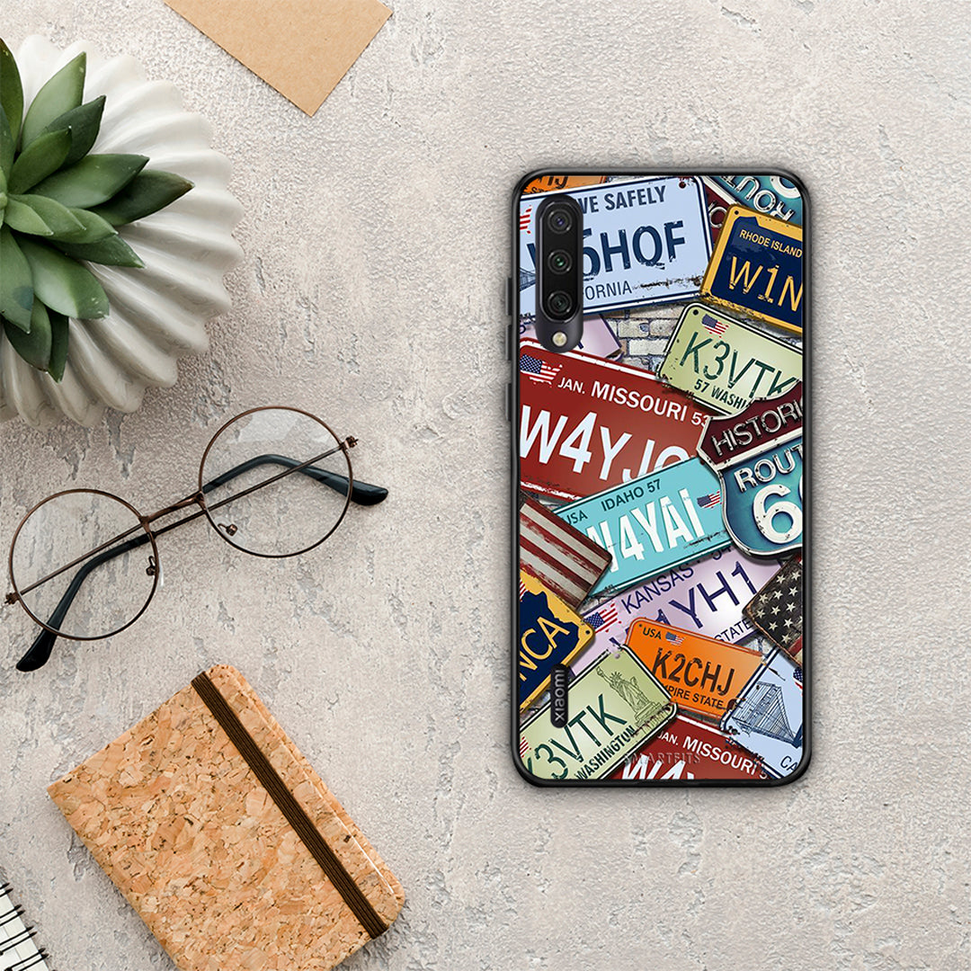 Car Plates - Xiaomi Mi A3 θήκη