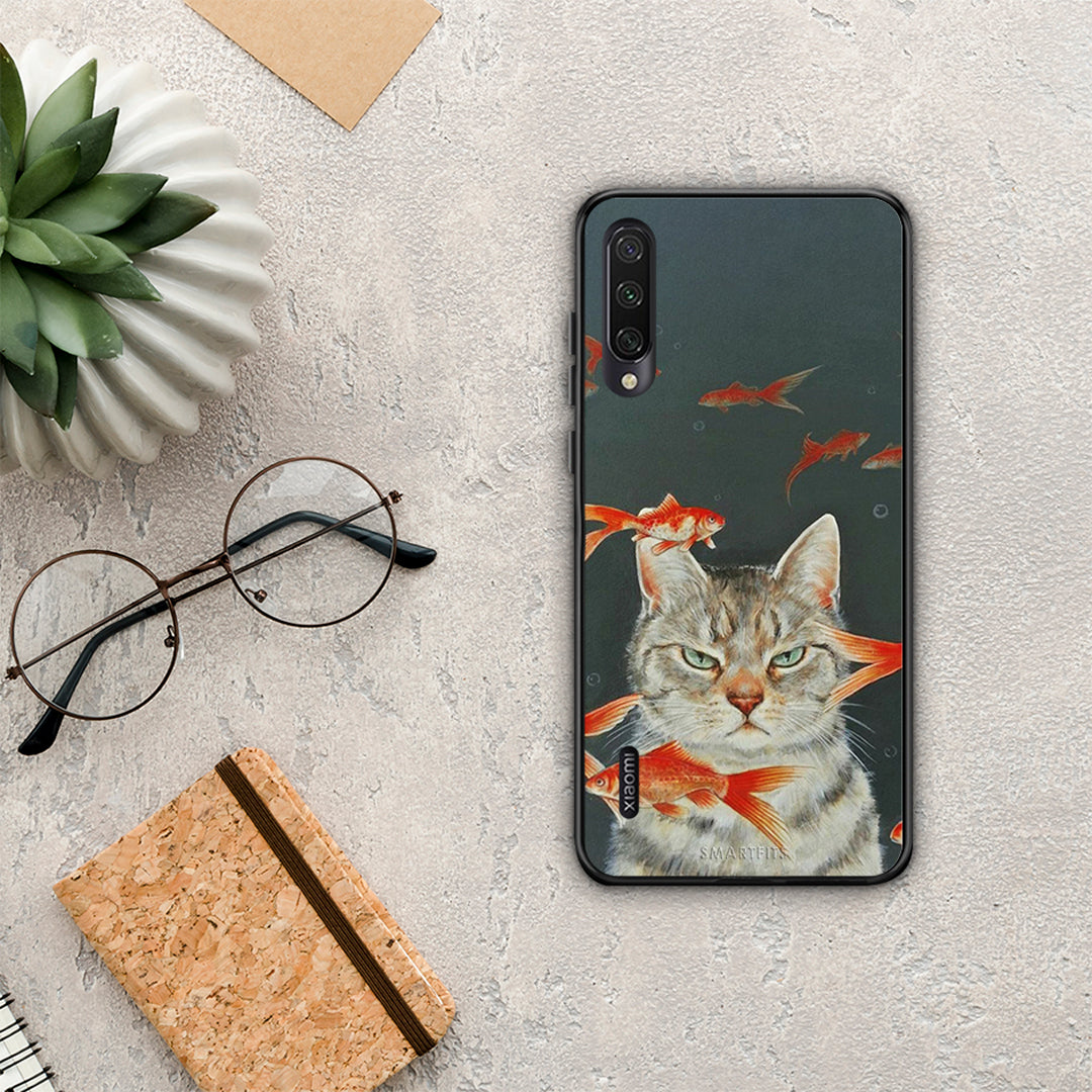 Cat Goldfish - Xiaomi Mi A3 θήκη