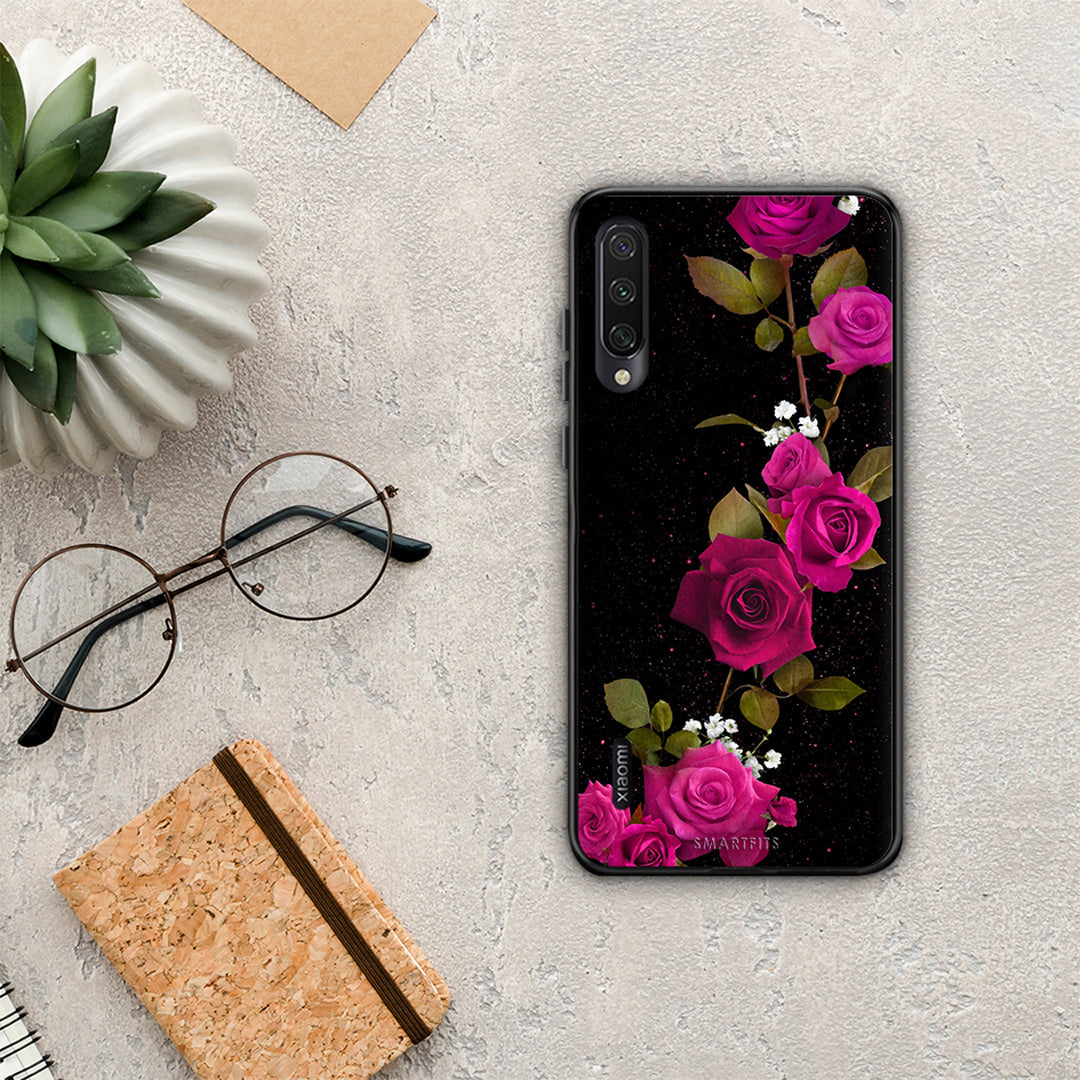 Flower Red Roses - Xiaomi Mi A3 θήκη