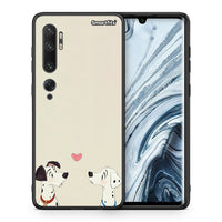 Thumbnail for Θήκη Xiaomi Mi Note 10 Pro Dalmatians Love από τη Smartfits με σχέδιο στο πίσω μέρος και μαύρο περίβλημα | Xiaomi Mi Note 10 Pro Dalmatians Love case with colorful back and black bezels