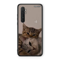 Thumbnail for Xiaomi Mi 10 Ultra Cats In Love Θήκη από τη Smartfits με σχέδιο στο πίσω μέρος και μαύρο περίβλημα | Smartphone case with colorful back and black bezels by Smartfits