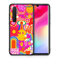 Thumbnail for Θήκη Xiaomi Mi 10 Ultra Hippie Love από τη Smartfits με σχέδιο στο πίσω μέρος και μαύρο περίβλημα | Xiaomi Mi 10 Ultra Hippie Love case with colorful back and black bezels