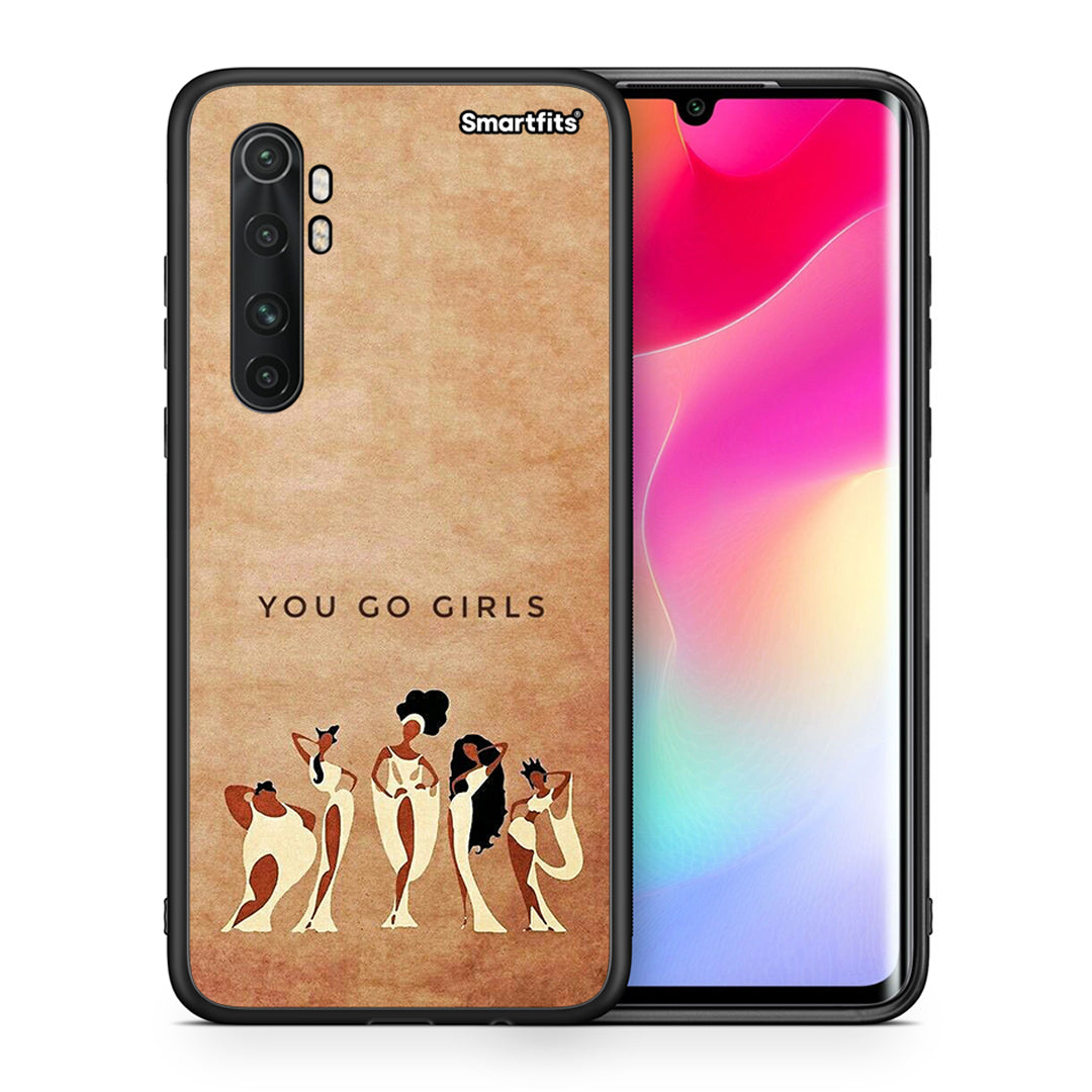 Θήκη Xiaomi Mi 10 Ultra You Go Girl από τη Smartfits με σχέδιο στο πίσω μέρος και μαύρο περίβλημα | Xiaomi Mi 10 Ultra You Go Girl case with colorful back and black bezels