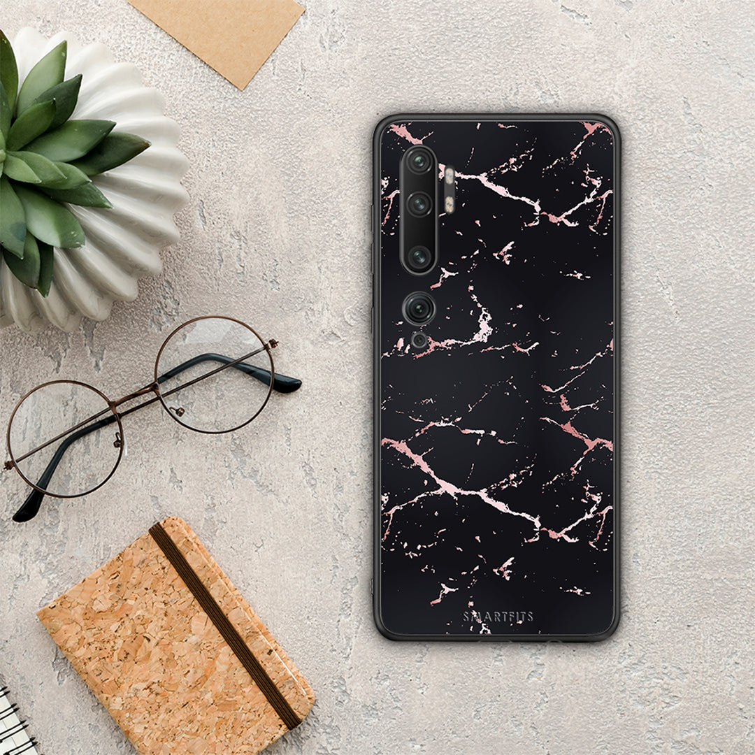 Marble Black Rosegold - Xiaomi Mi Note 10 / 10 Pro θήκη