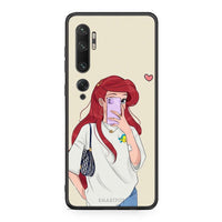 Thumbnail for Xiaomi Mi Note 10 / 10 Pro Walking Mermaid Θήκη από τη Smartfits με σχέδιο στο πίσω μέρος και μαύρο περίβλημα | Smartphone case with colorful back and black bezels by Smartfits