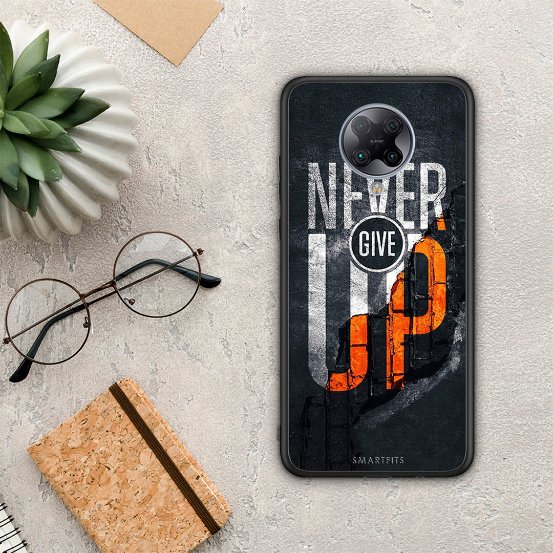 Never Give Up - Xiaomi Poco F2 Pro θήκη