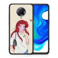Thumbnail for Θήκη Xiaomi Poco F2 Pro Walking Mermaid από τη Smartfits με σχέδιο στο πίσω μέρος και μαύρο περίβλημα | Xiaomi Poco F2 Pro Walking Mermaid case with colorful back and black bezels
