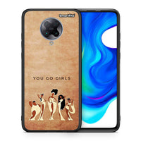 Thumbnail for Θήκη Xiaomi Poco F2 Pro You Go Girl από τη Smartfits με σχέδιο στο πίσω μέρος και μαύρο περίβλημα | Xiaomi Poco F2 Pro You Go Girl case with colorful back and black bezels