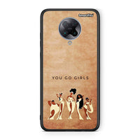 Thumbnail for Xiaomi Poco F2 Pro You Go Girl θήκη από τη Smartfits με σχέδιο στο πίσω μέρος και μαύρο περίβλημα | Smartphone case with colorful back and black bezels by Smartfits