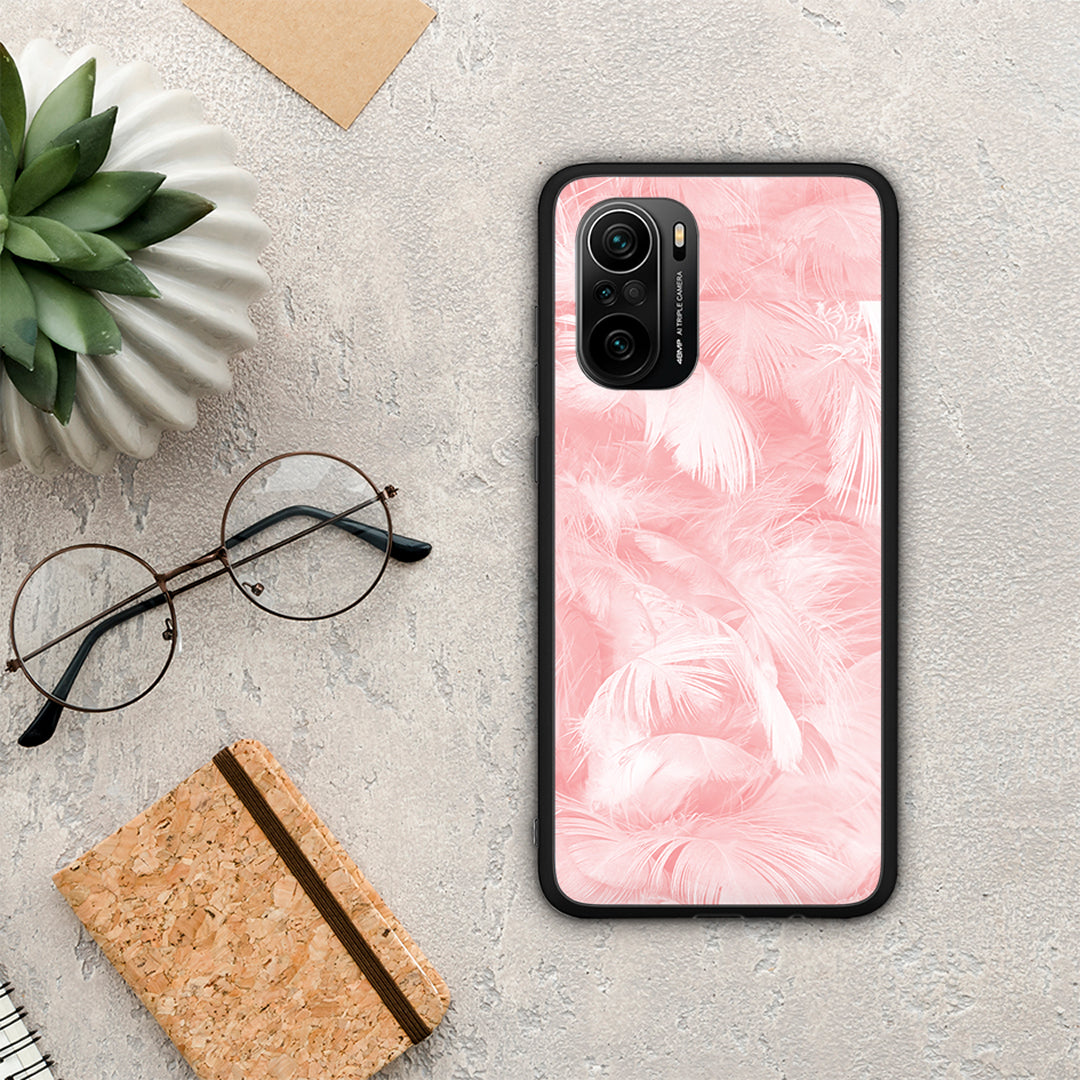 Boho Pink Feather - Xiaomi Poco F3 θήκη