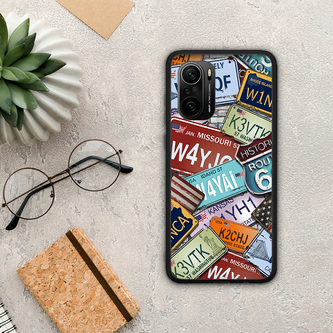 Car Plates - Xiaomi Poco F3 θήκη