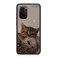 Thumbnail for Xiaomi Poco F3 Cats In Love Θήκη από τη Smartfits με σχέδιο στο πίσω μέρος και μαύρο περίβλημα | Smartphone case with colorful back and black bezels by Smartfits