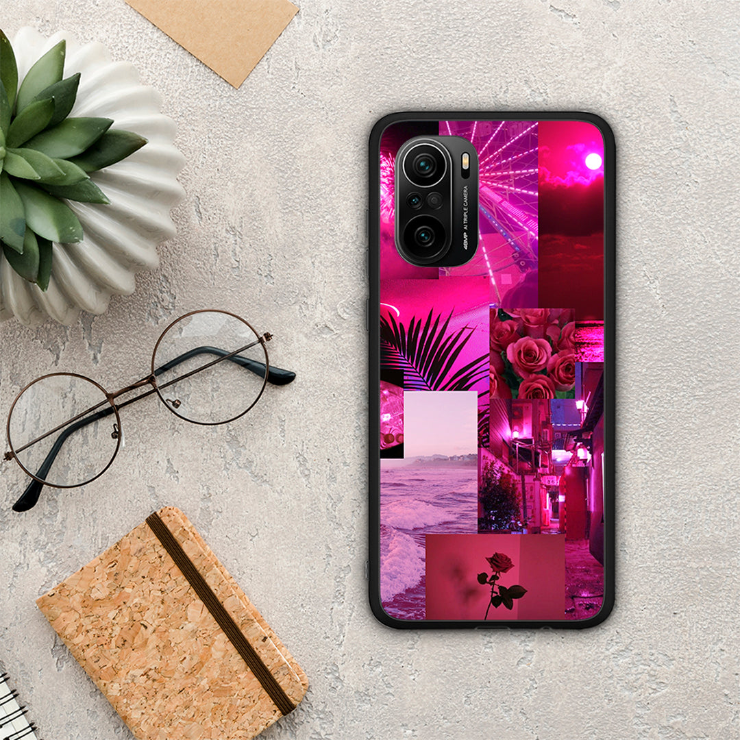 Collage Red Roses - Xiaomi Poco F3 θήκη