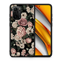 Thumbnail for Θήκη Xiaomi Mi 11i Wild Roses Flower από τη Smartfits με σχέδιο στο πίσω μέρος και μαύρο περίβλημα | Xiaomi Mi 11i Wild Roses Flower case with colorful back and black bezels