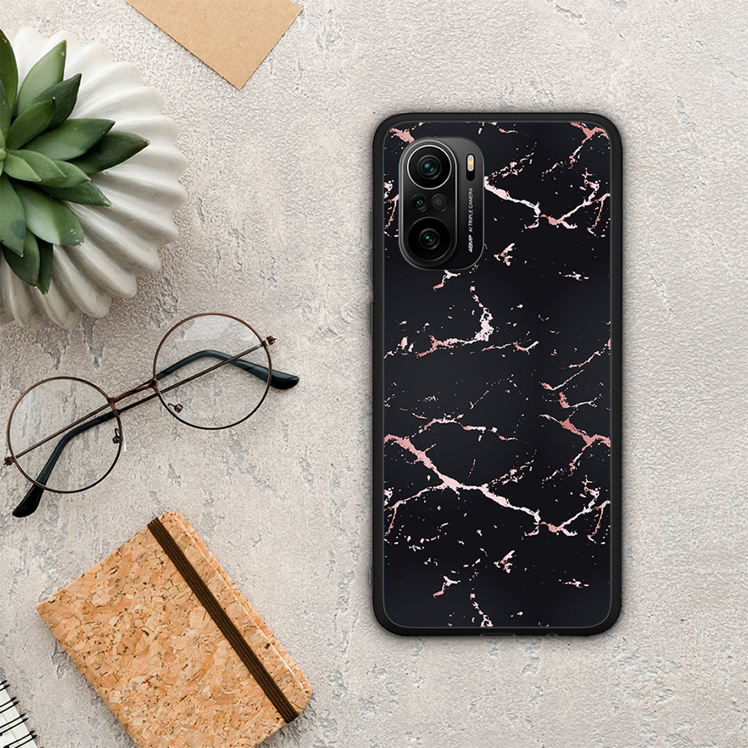 Marble Black Rosegold - Xiaomi Mi 11i θήκη