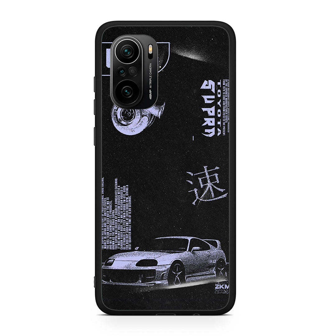 Xiaomi Poco F3 Tokyo Drift Θήκη Αγίου Βαλεντίνου από τη Smartfits με σχέδιο στο πίσω μέρος και μαύρο περίβλημα | Smartphone case with colorful back and black bezels by Smartfits
