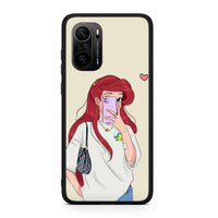 Thumbnail for Xiaomi Mi 11i Walking Mermaid Θήκη από τη Smartfits με σχέδιο στο πίσω μέρος και μαύρο περίβλημα | Smartphone case with colorful back and black bezels by Smartfits