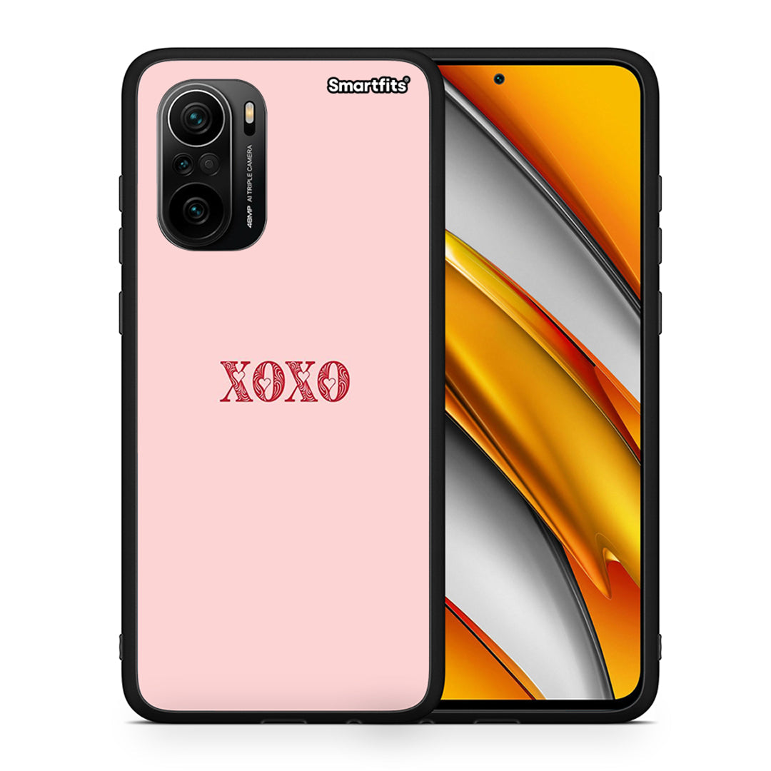 Θήκη Xiaomi Poco F3 XOXO Love από τη Smartfits με σχέδιο στο πίσω μέρος και μαύρο περίβλημα | Xiaomi Poco F3 XOXO Love case with colorful back and black bezels