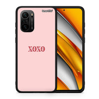 Thumbnail for Θήκη Xiaomi Poco F3 XOXO Love από τη Smartfits με σχέδιο στο πίσω μέρος και μαύρο περίβλημα | Xiaomi Poco F3 XOXO Love case with colorful back and black bezels