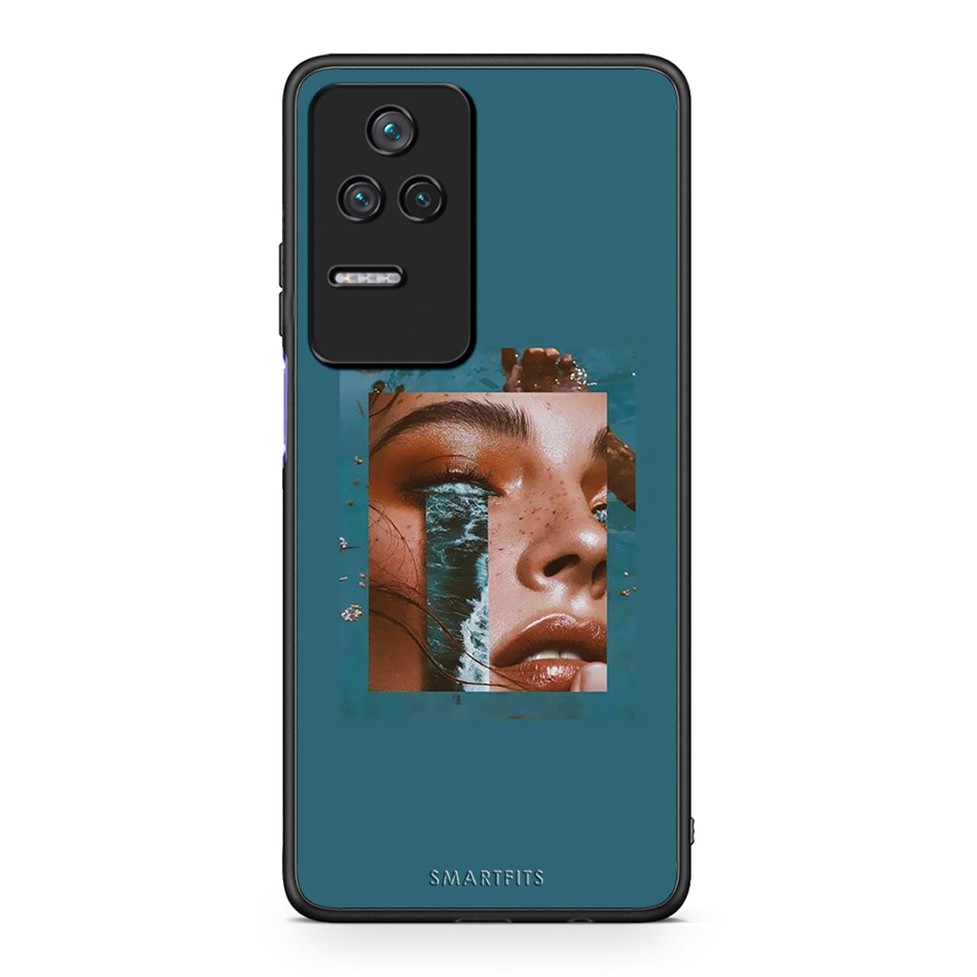 Xiaomi Poco F4 / Redmi K40S Cry An Ocean θήκη από τη Smartfits με σχέδιο στο πίσω μέρος και μαύρο περίβλημα | Smartphone case with colorful back and black bezels by Smartfits