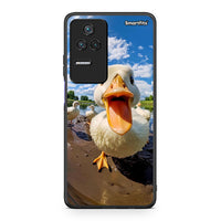 Thumbnail for Xiaomi Poco F4 / Redmi K40S Duck Face θήκη από τη Smartfits με σχέδιο στο πίσω μέρος και μαύρο περίβλημα | Smartphone case with colorful back and black bezels by Smartfits