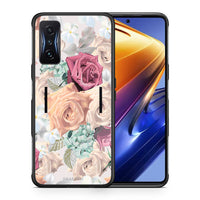 Thumbnail for Θήκη Xiaomi Poco F4 GT Bouquet Floral από τη Smartfits με σχέδιο στο πίσω μέρος και μαύρο περίβλημα | Xiaomi Poco F4 GT Bouquet Floral case with colorful back and black bezels
