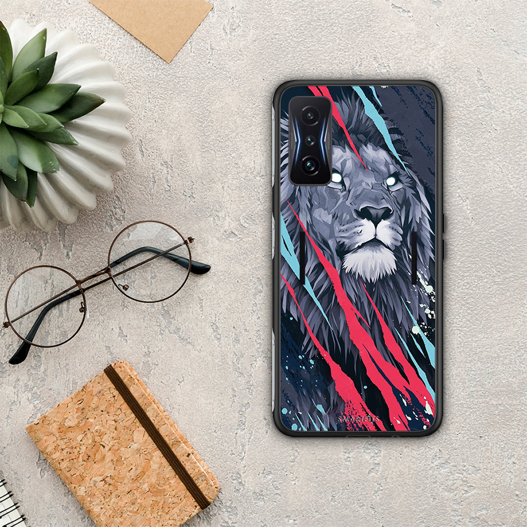 PopArt Lion Designer - Xiaomi Poco F4 GT θήκη