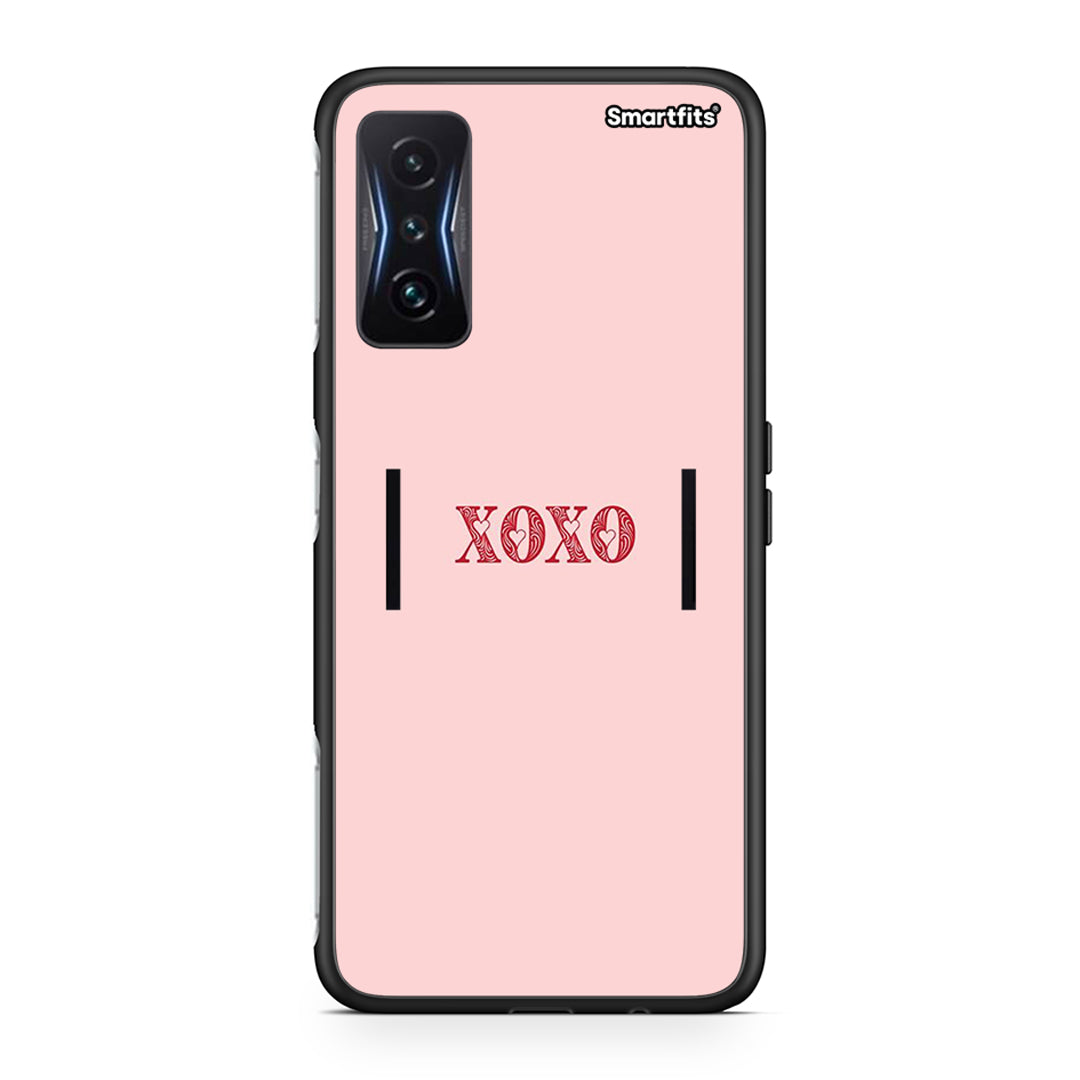 Xiaomi Poco F4 GT XOXO Love θήκη από τη Smartfits με σχέδιο στο πίσω μέρος και μαύρο περίβλημα | Smartphone case with colorful back and black bezels by Smartfits