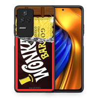 Thumbnail for Θήκη Xiaomi Poco F4 / Redmi K40S Golden Ticket από τη Smartfits με σχέδιο στο πίσω μέρος και μαύρο περίβλημα | Xiaomi Poco F4 / Redmi K40S Golden Ticket case with colorful back and black bezels