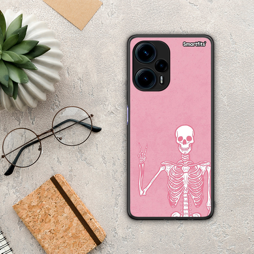 Θήκη Xiaomi Poco F5 5G Halloween Motivation από τη Smartfits με σχέδιο στο πίσω μέρος και μαύρο περίβλημα | Xiaomi Poco F5 5G Halloween Motivation Case with Colorful Back and Black Bezels