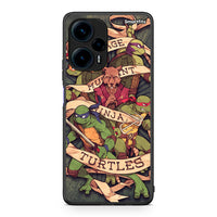 Thumbnail for Θήκη Xiaomi Poco F5 5G Ninja Turtles από τη Smartfits με σχέδιο στο πίσω μέρος και μαύρο περίβλημα | Xiaomi Poco F5 5G Ninja Turtles Case with Colorful Back and Black Bezels