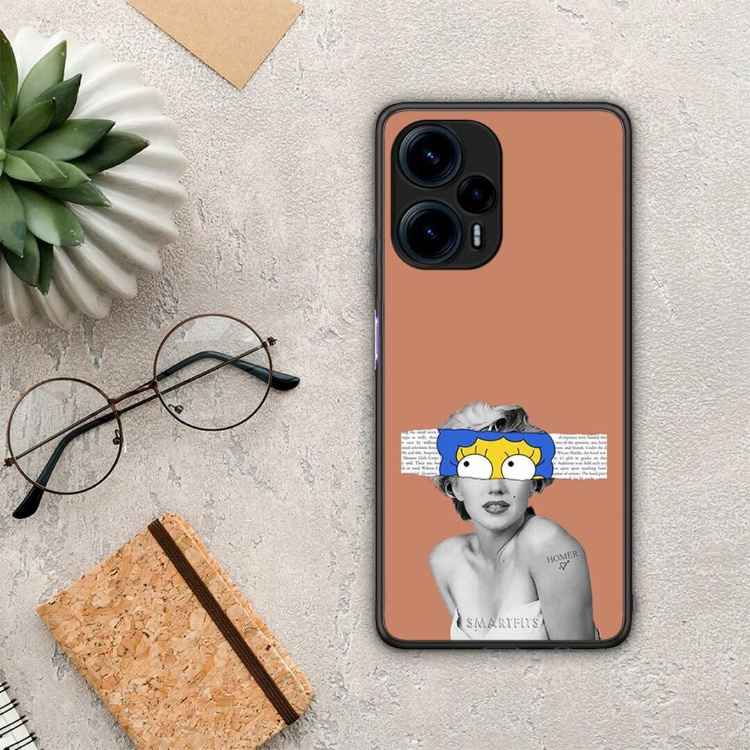Θήκη Xiaomi Poco F5 5G Sim Merilyn από τη Smartfits με σχέδιο στο πίσω μέρος και μαύρο περίβλημα | Xiaomi Poco F5 5G Sim Merilyn Case with Colorful Back and Black Bezels