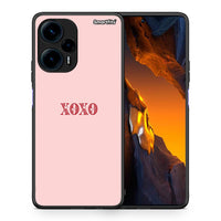 Thumbnail for Θήκη Xiaomi Poco F5 5G XOXO Love από τη Smartfits με σχέδιο στο πίσω μέρος και μαύρο περίβλημα | Xiaomi Poco F5 5G XOXO Love Case with Colorful Back and Black Bezels