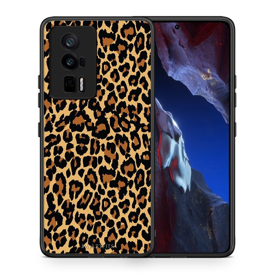 Θήκη Xiaomi Poco F5 Pro / Redmi K60 Pro Animal Leopard από τη Smartfits με σχέδιο στο πίσω μέρος και μαύρο περίβλημα | Xiaomi Poco F5 Pro / Redmi K60 Pro Animal Leopard Case with Colorful Back and Black Bezels
