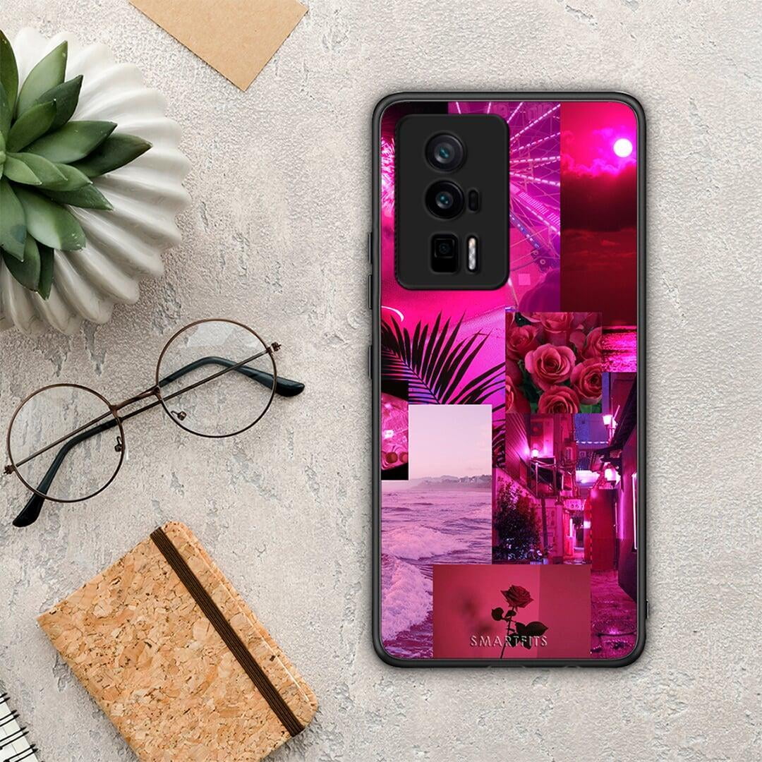 Θήκη Xiaomi Poco F5 Pro / Redmi K60 Pro Collage Red Roses από τη Smartfits με σχέδιο στο πίσω μέρος και μαύρο περίβλημα | Xiaomi Poco F5 Pro / Redmi K60 Pro Collage Red Roses Case with Colorful Back and Black Bezels