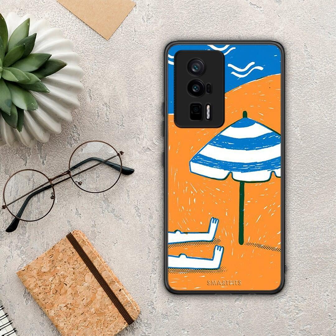 Θήκη Xiaomi Poco F5 Pro / Redmi K60 Pro Summering από τη Smartfits με σχέδιο στο πίσω μέρος και μαύρο περίβλημα | Xiaomi Poco F5 Pro / Redmi K60 Pro Summering Case with Colorful Back and Black Bezels