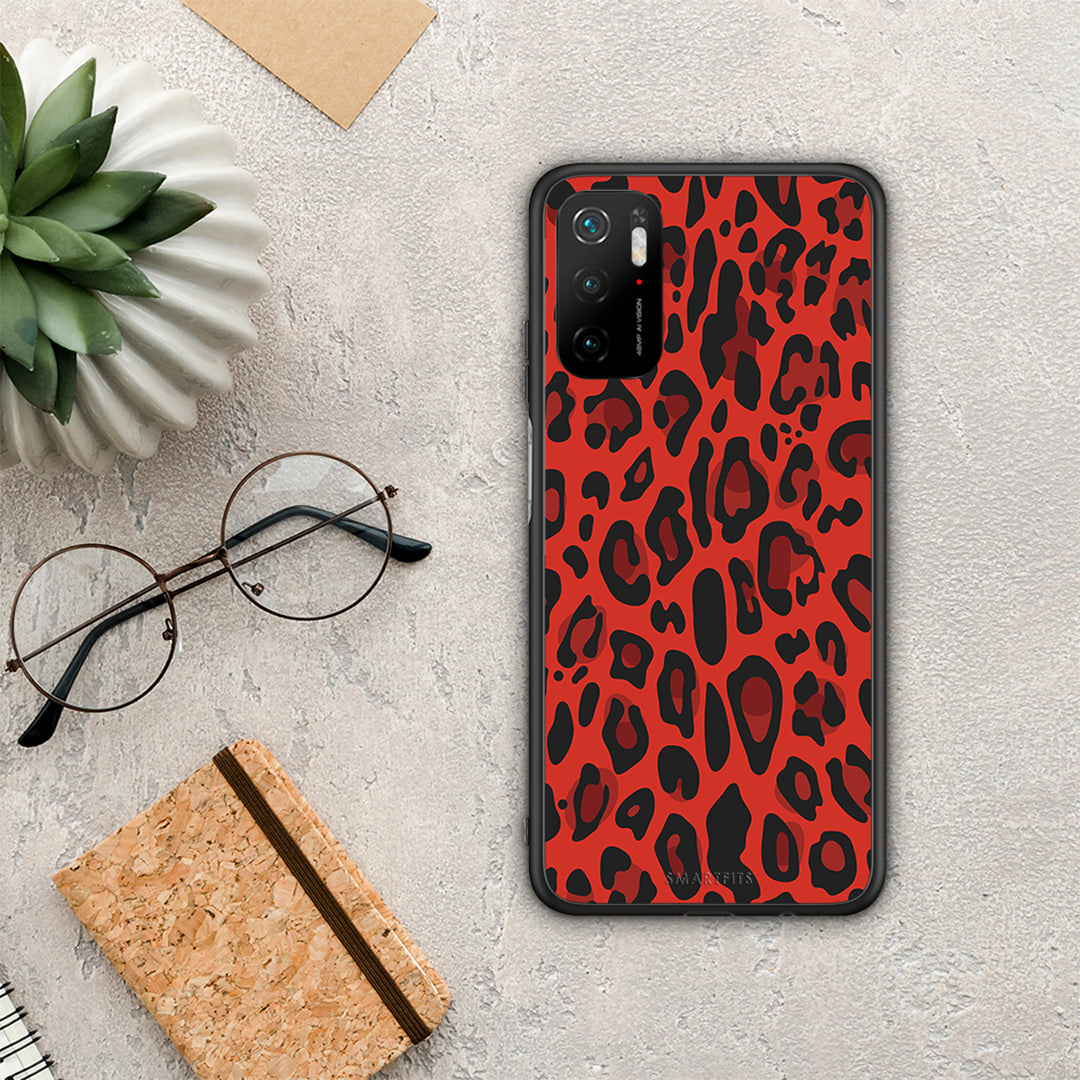 Animal Red Leopard - Xiaomi Redmi Note 10 5G θήκη