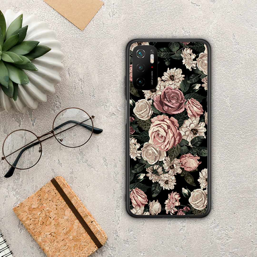 Flower Wild Roses - Xiaomi Poco M3 Pro θήκη